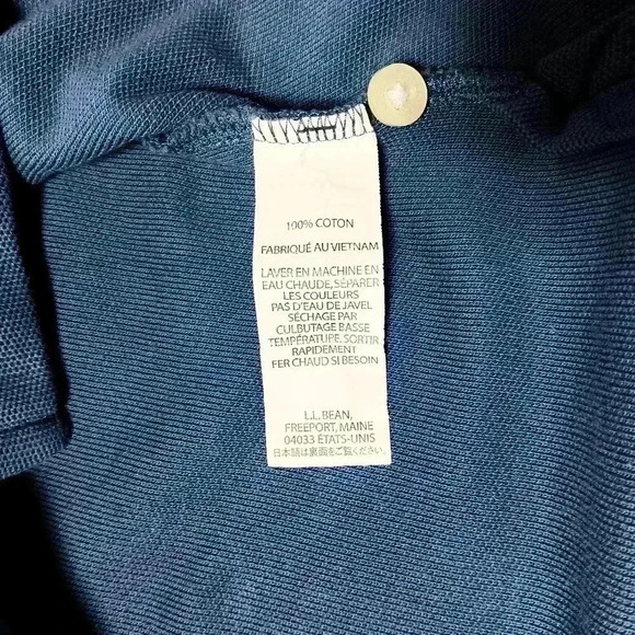 LlBean Short Sleeve  polo. Men's XL Reg. - Picture 4 of 6